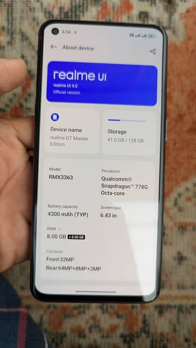 Realme GT Master Edition