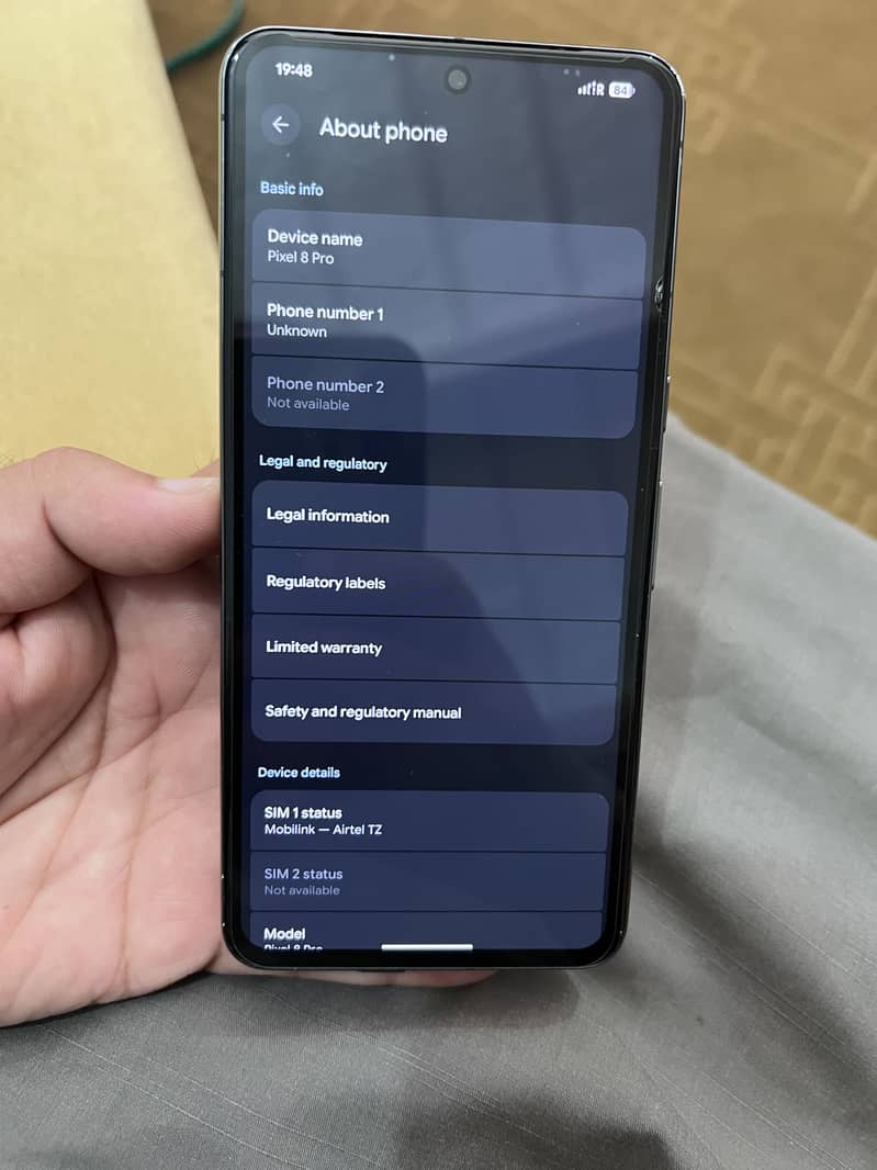Google pixel 8pro 6