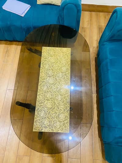 Three wooden table set