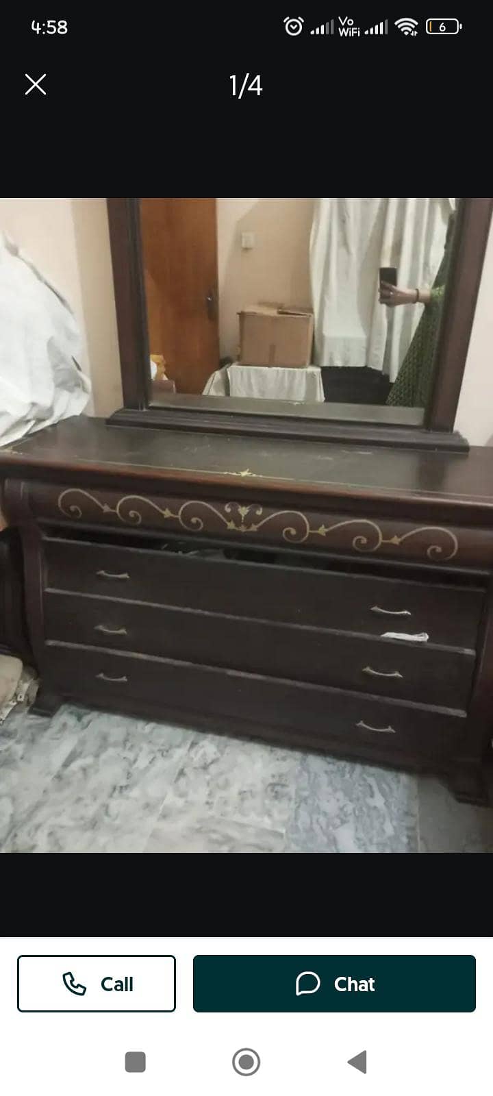 dressing table with three large daraz 0