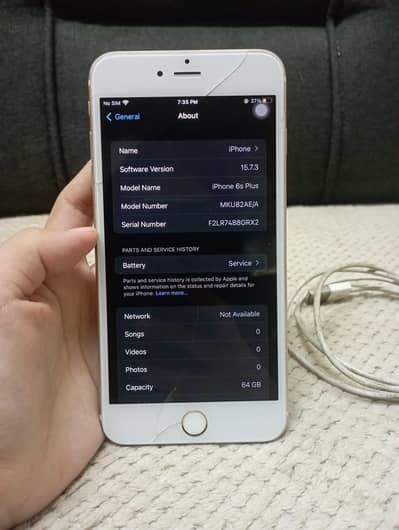 iphone 6s  plus 128 GB  no open no repair PTA approved all ok
