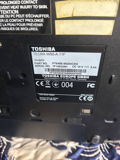 Toshiba Tecra W50-A Laptop For Sale urgent