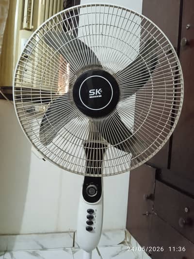 SK Pedestal Fan Used