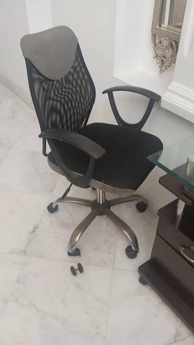 computer, study table plus chair