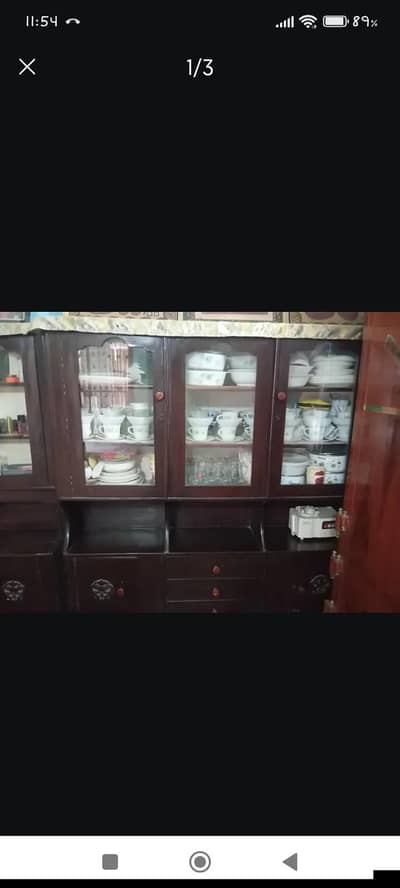showcase and dressing for sale condition 10/10