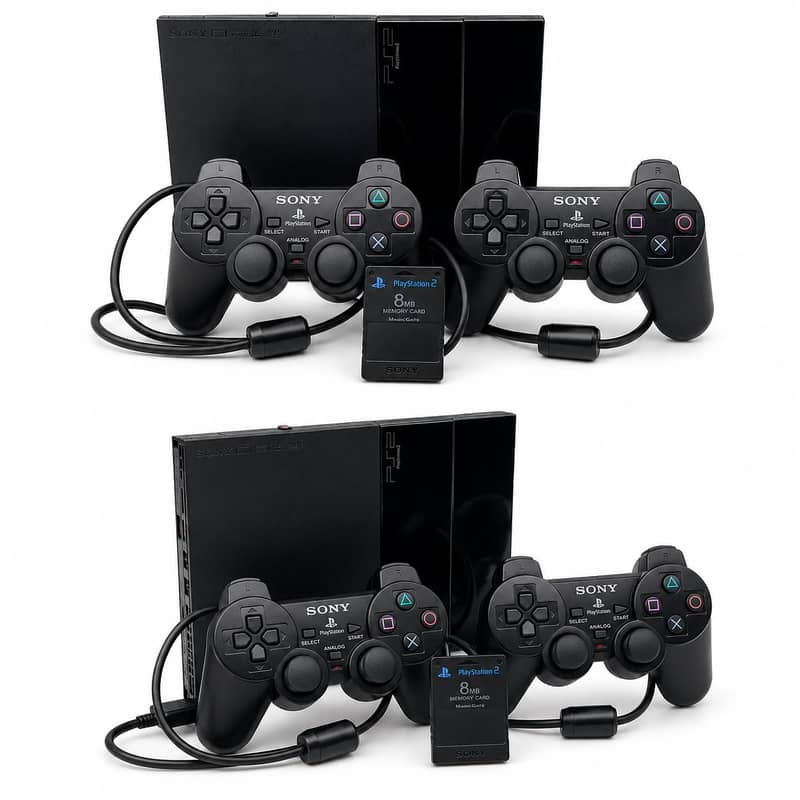 PS2 with two controller 0