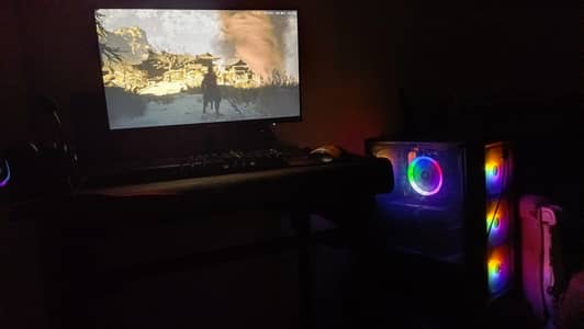 Underwarranty Gaming pc r5 3600 + ZOTAC RTX 3060 12G Including Monitor
