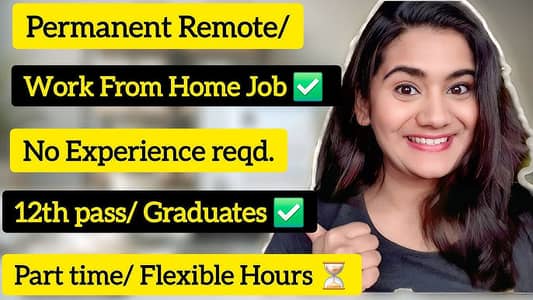Data Entry | Work From Home | Online Job | Part time Job | Remote Job