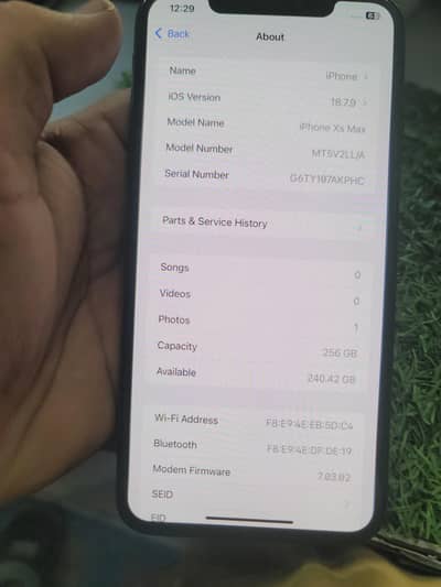 Xsmax jv 256gb
