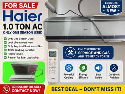 FOR SALE — Haier 1.0 Ton AC
