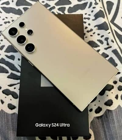 Samsung Galaxy S24 Ultra 12/512 Complete Box Urgent Sale Connect Wtp