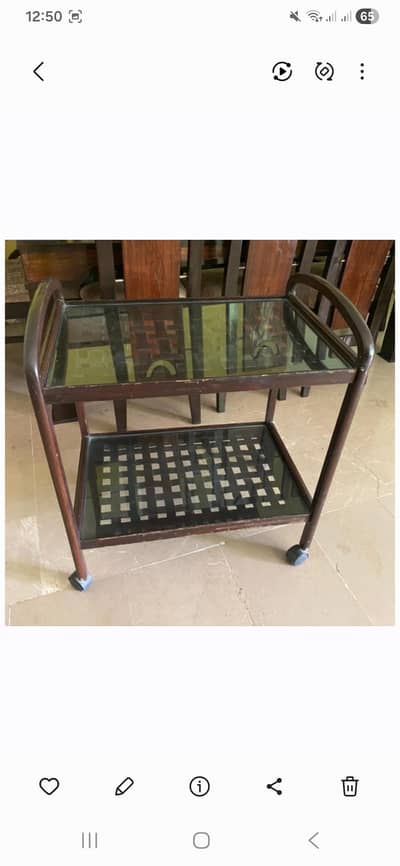 Kitchen serving Trolley