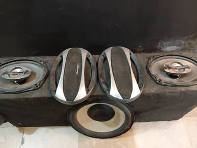 pioneer king speakers and woofer