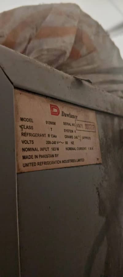 Dawlance refrigerator freezer fridge