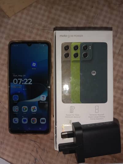 Moto g06 power balkul ok hai exchange passable hai