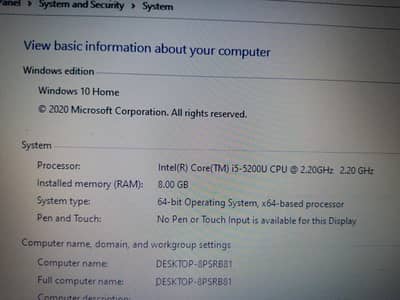 Urgent Sale ACER Laptop i5 5th Generation, 8 GB Ram, 500 GB Hardis