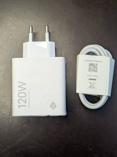 Xioami Official 120w Charger With Type C Cable Box Pulled