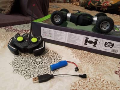 used but in 10/10 condition 360 stunt car