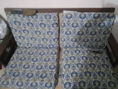 4seatr sofa shesham wood