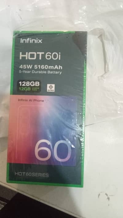 INFINX HOT60I 6/128 FULL BOX URGENT SALE ONLY CALL