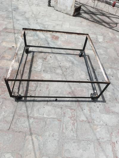 Heavy Duty Iron Air Cooler Stand with Wheels (Medium Size)