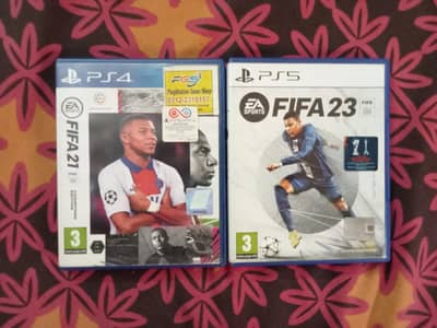 FIFA 23 PS5 and FIFA 21 Champions edition PS4 PS5