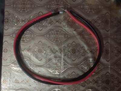 4 AWG Heavy Duty Inverter / Battery Cables Set (Red & Black)