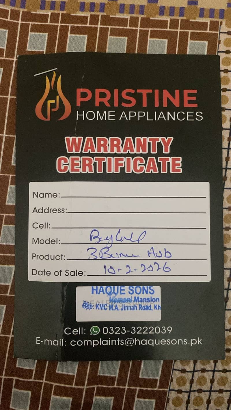 Pristine Stove 3