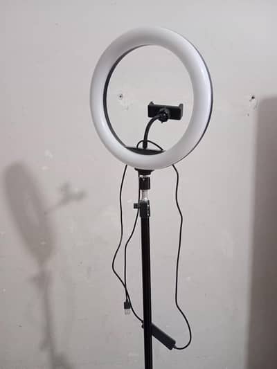 Ring light with tripod stand