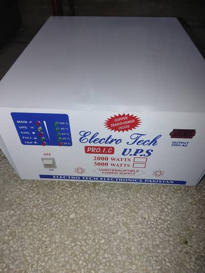 ELECTRO TECH UPS 2KVA 1500 watts