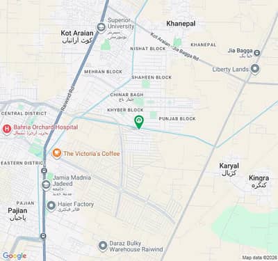 Residential Plot For Sale In Beautiful Chinar Bagh - Kashmir Block