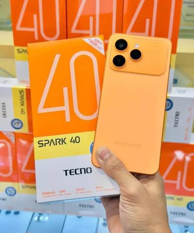 Tecno Spark 40 6+128 Orange Colour