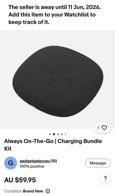 Selling naztech wireless charger