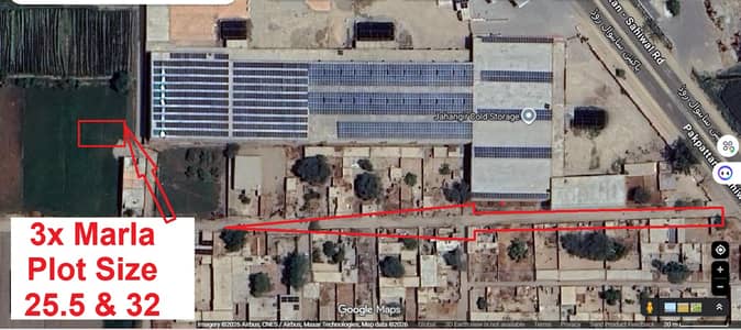 3x Marla Plot for sale on cash  36/SP Dakho Sahiwal Road, Pakpattan