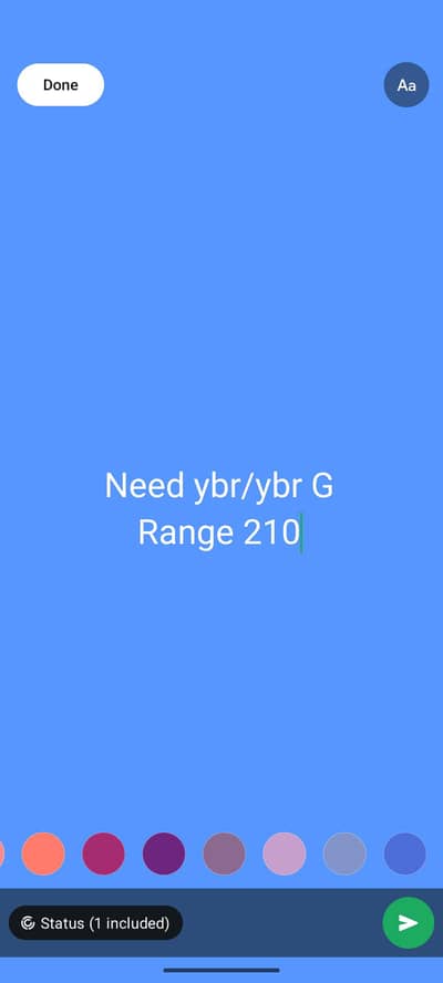 need ybr
