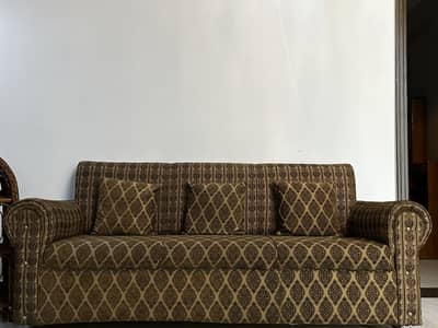 Brown sofa
