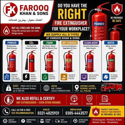Fire Extinguishers and Safety Equipment
