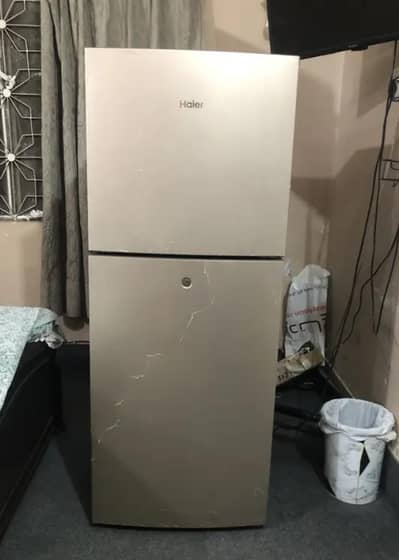 Haier medium size fridge totally guniue  with warranty card