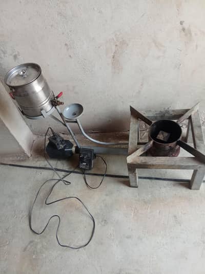 12V DC Battery Operated Waste Oil Stove with Blower