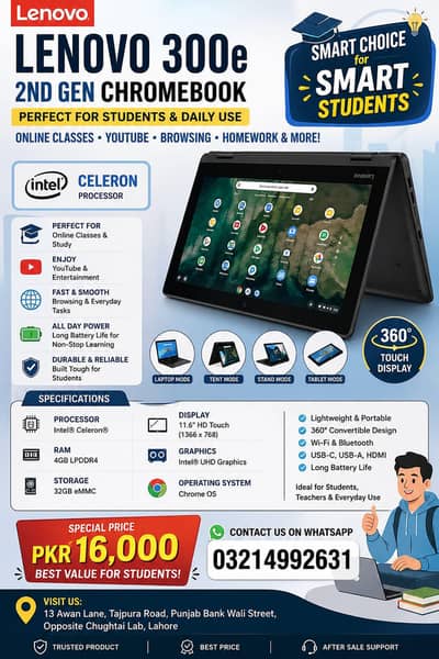 Lenovo 300E/N23 chromebooks