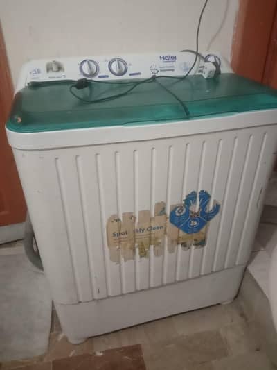 Haier HWM 80-AS Twin Tub Semi Automatic Washing Machine