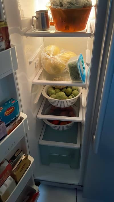 haier double door fridge
