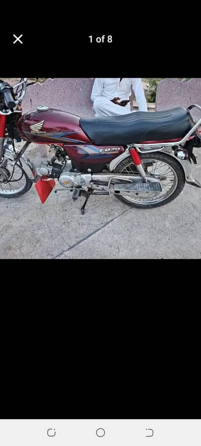 Honda CD 70 modal 2010 Gujrat namber
