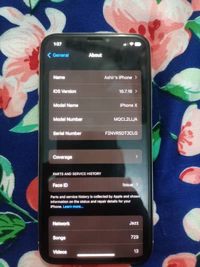 iPhone X PTA Approved for sale & Exchange