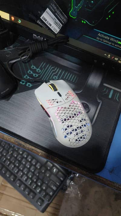 Glorious Model O- (Matte White) | Ultra-Lightweight Gaming Mouse