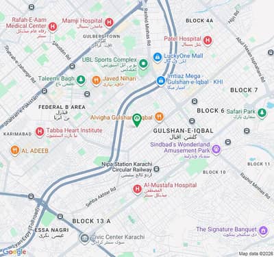 Flat Sized 850 Square Feet Available In Gulshan-e-Iqbal - Block 1
