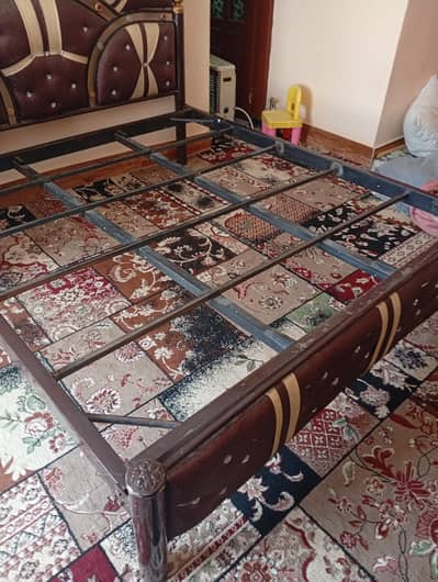 iron bed