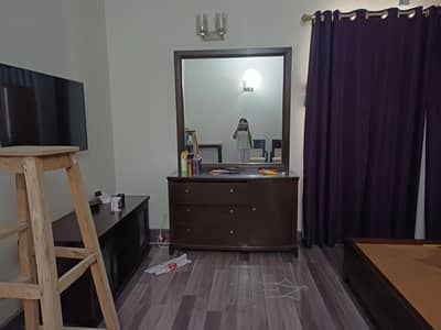Elegant Bed Set with Dressing Table and side table