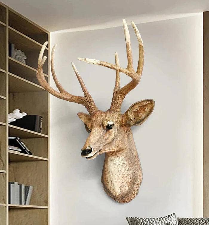 Deer Wall Hanging Face 0