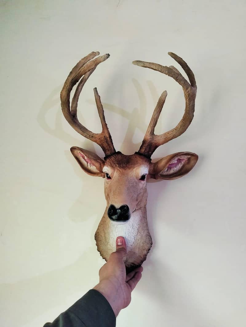 Deer Wall Hanging Face 8